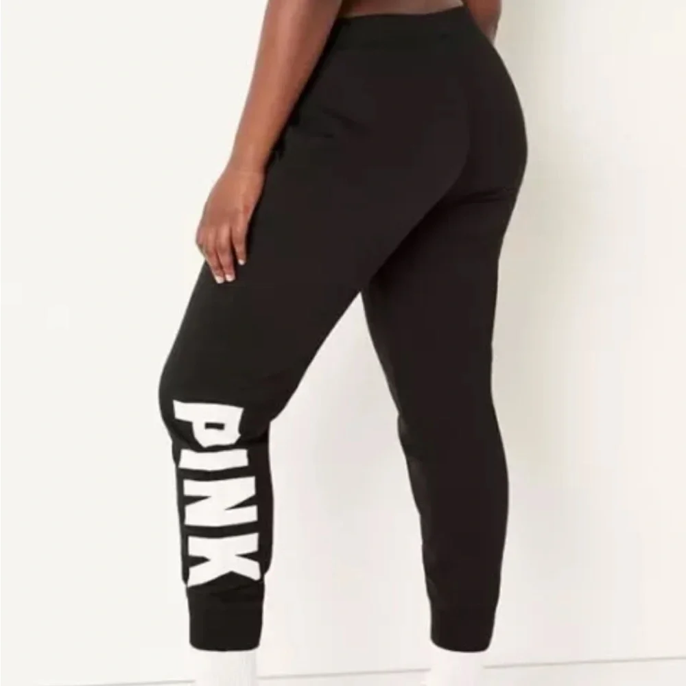 VICTORIA'S SECRET PINK FLEECE ACTIVE EVERYDAY LOUNGE JOGGER  SWEATPANTS XL - Picture 2 of 5